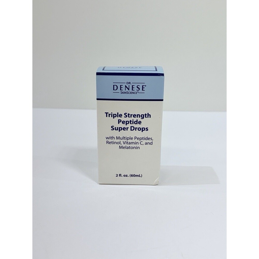 Dr. Denese Triple Strength Peptide Super Drops 2 oz NEW Sealed